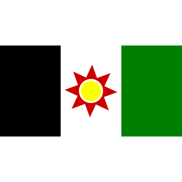 SVG Flag of Iraq 1959-1963 vector image