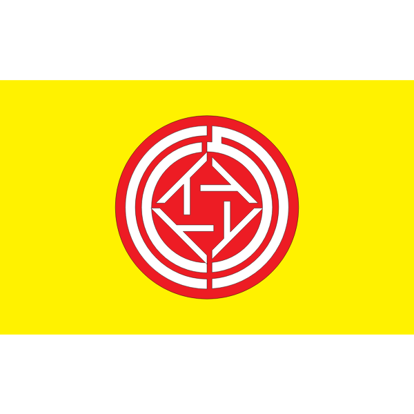 SVG Flag of Ishikari town Hokakido