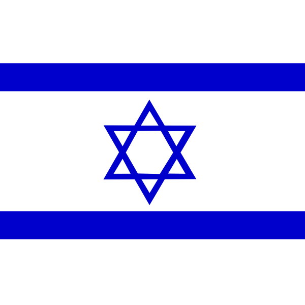SVG Flag of Israel