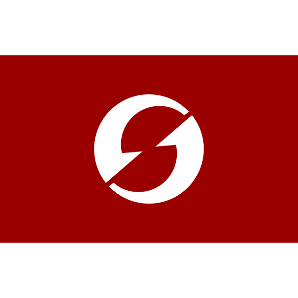 SVG Flag of Iwaki Akita