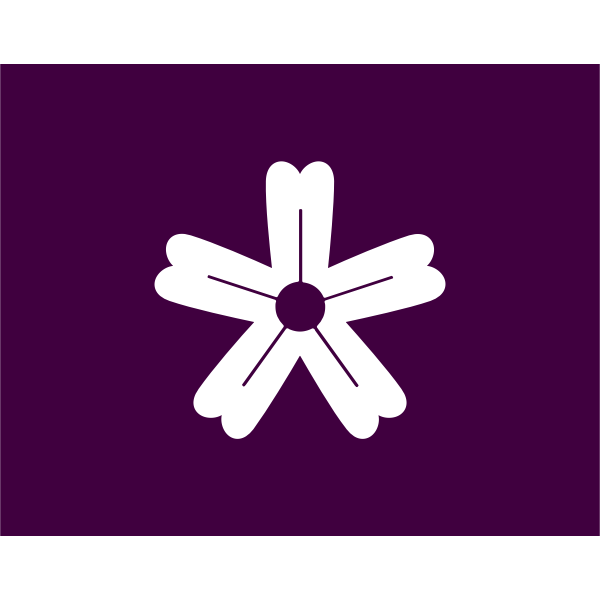 SVG Flag of Iwaki Aomori