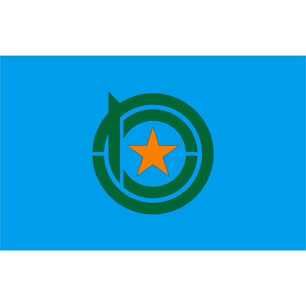 SVG Flag of Kamiyubetsu Hokkaido