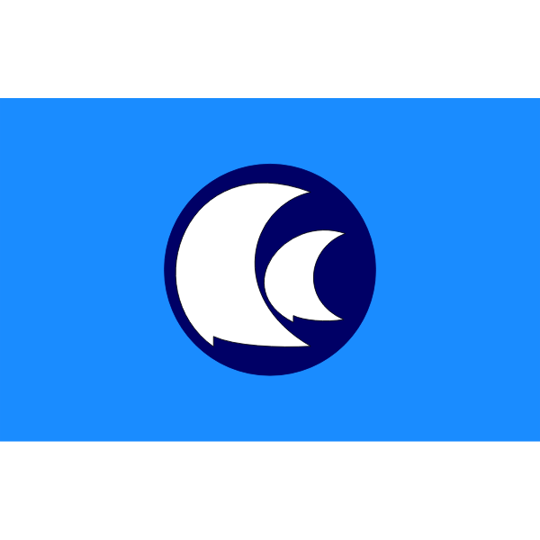 SVG Flag of Kasumigaura-town Ibaraki