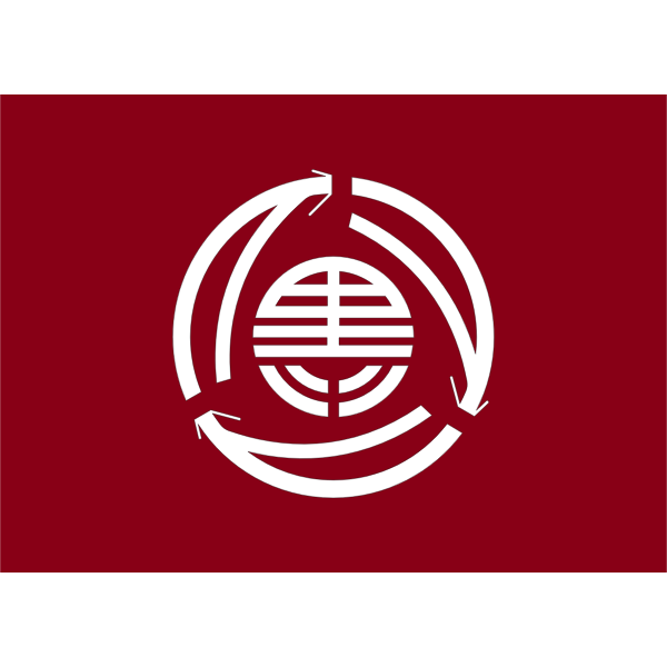 SVG Flag of Kuromatsunai Hokkaido