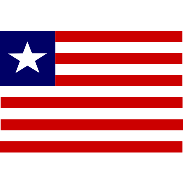 SVG Flag of Liberia