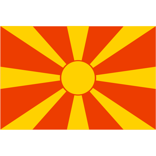 SVG Flag of Macedonia