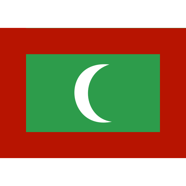 SVG Flag of Maldives