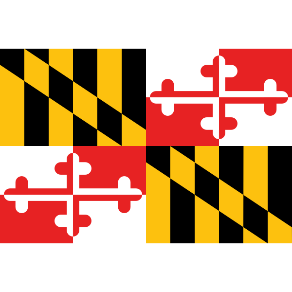 SVG Flag of Maryland vector image