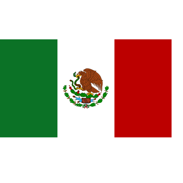 SVG Flag of Mexico