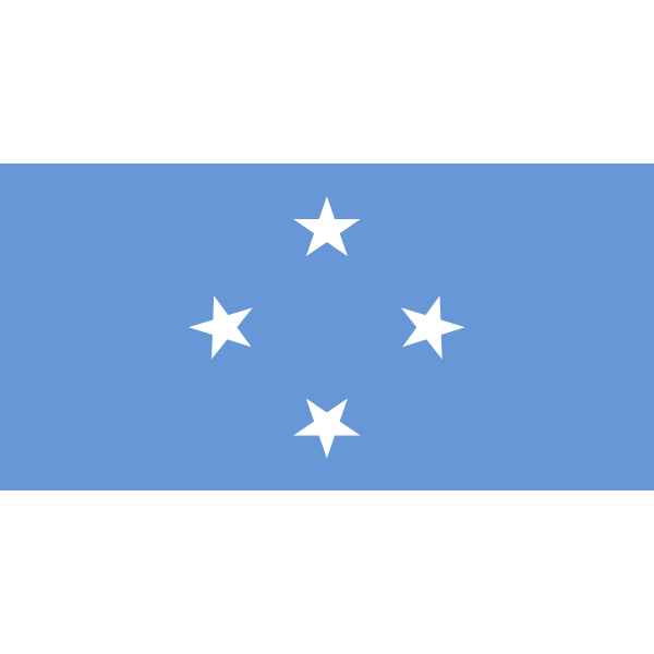 SVG Flag of Micronesia