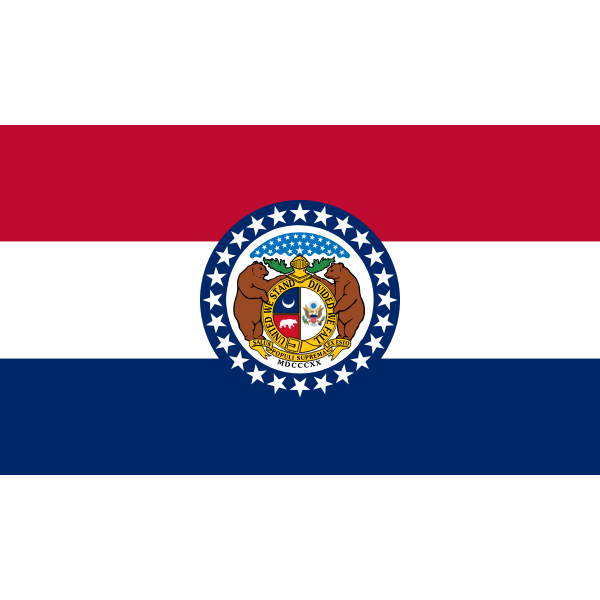 SVG Flag of Missouri