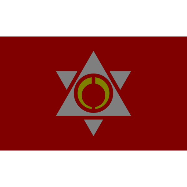 SVG Flag of Monbetsu town Hokkaido