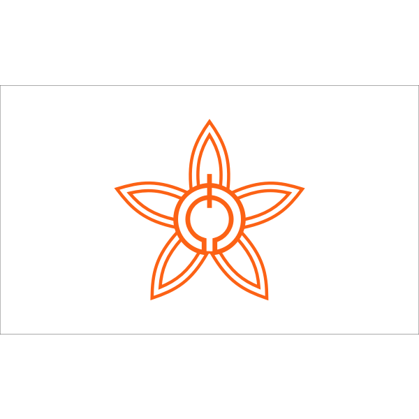 SVG Flag of Nakajima Ehime