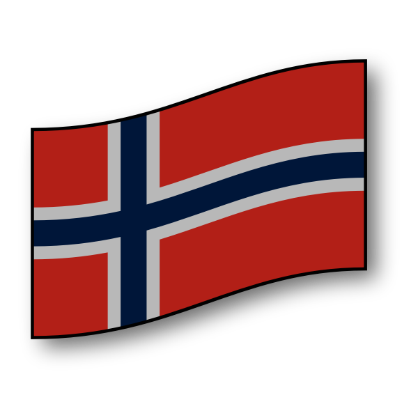 SVG Flag of Norway