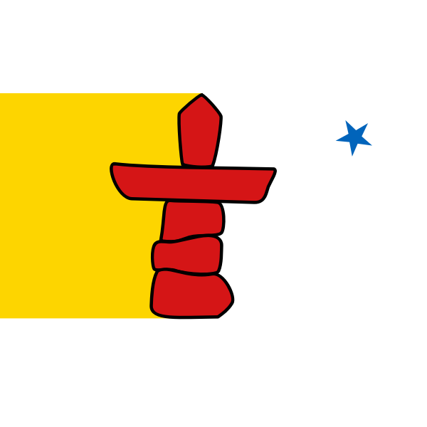 SVG Flag of Nunavut clip art