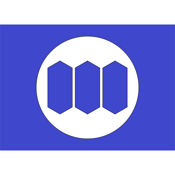 SVG Flag of Omigawa Chiba
