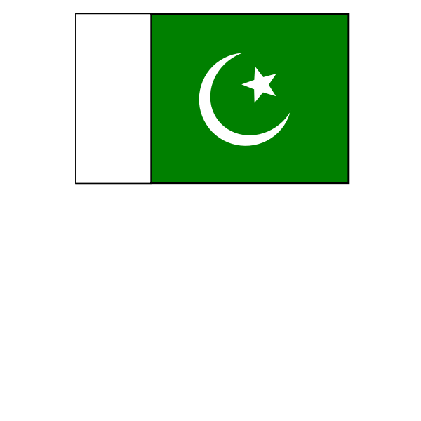 SVG Flag of Pakistan