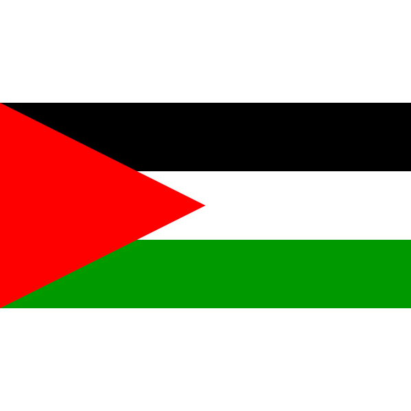 SVG Flag of Palestine vector clip art