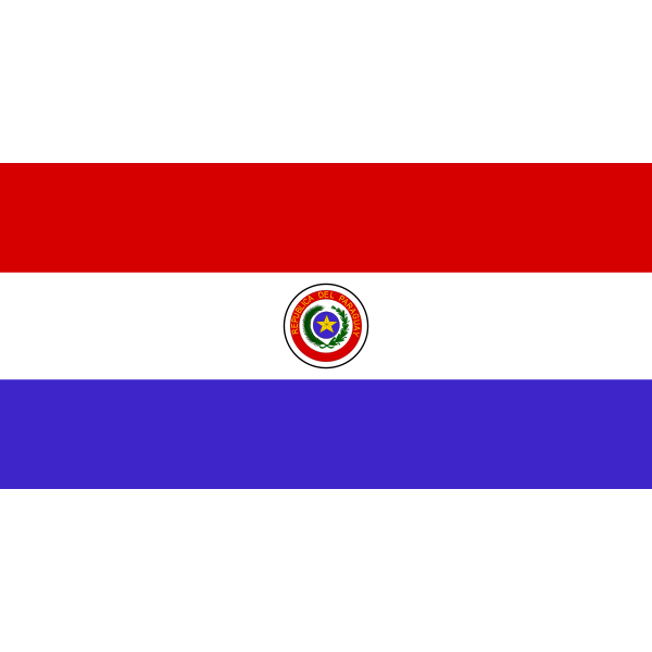 SVG Flag of Paraguay