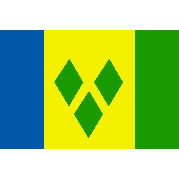 SVG Flag of Saint Vincent and the Grenadines
