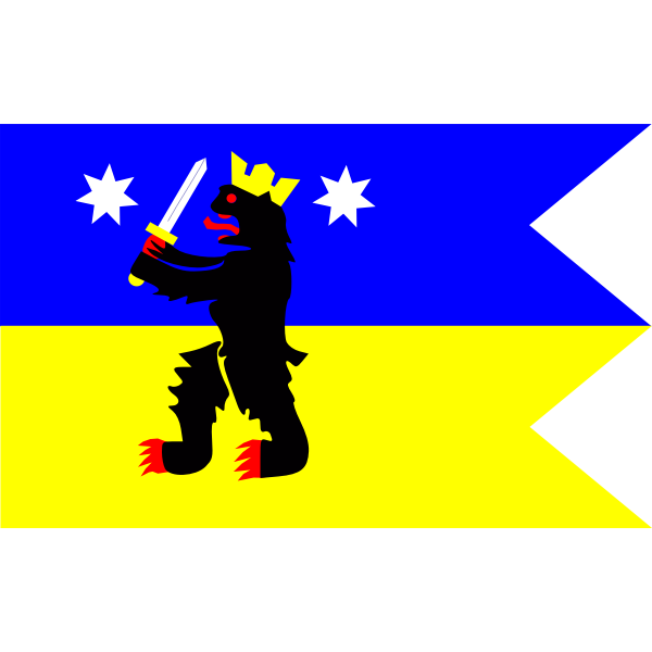 SVG Flag of Satakunta in Finland