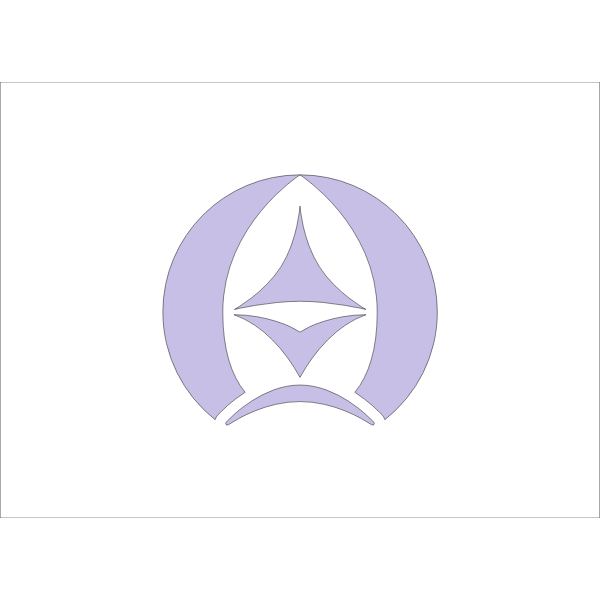 SVG Flag of Shibetsu town Hokkaido