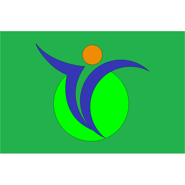 SVG Flag of Shichinohe Aomori