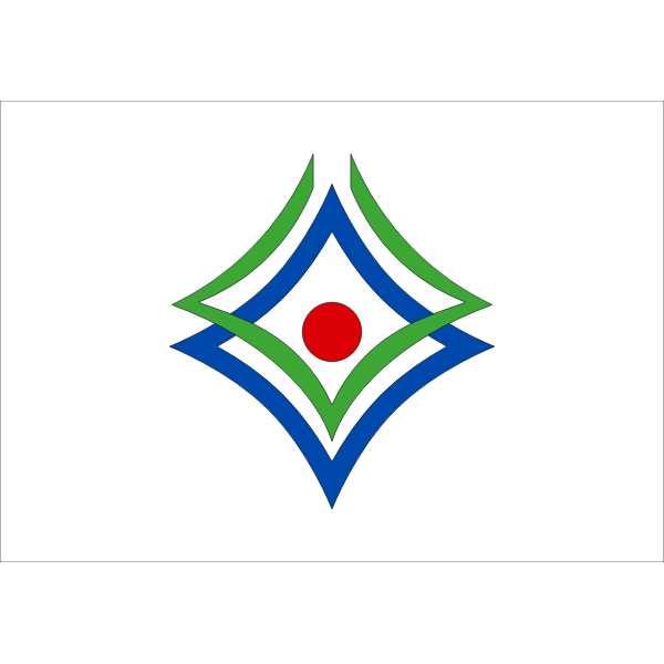 SVG Flag of Shinhidaka Hokkaido