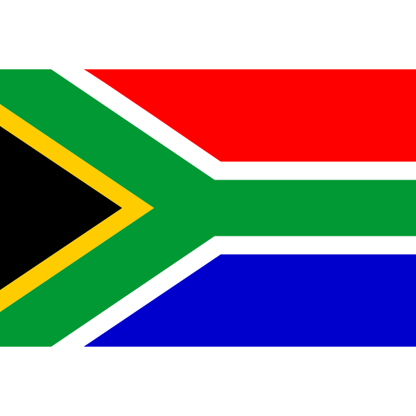 SVG Flag of South Africa vector image