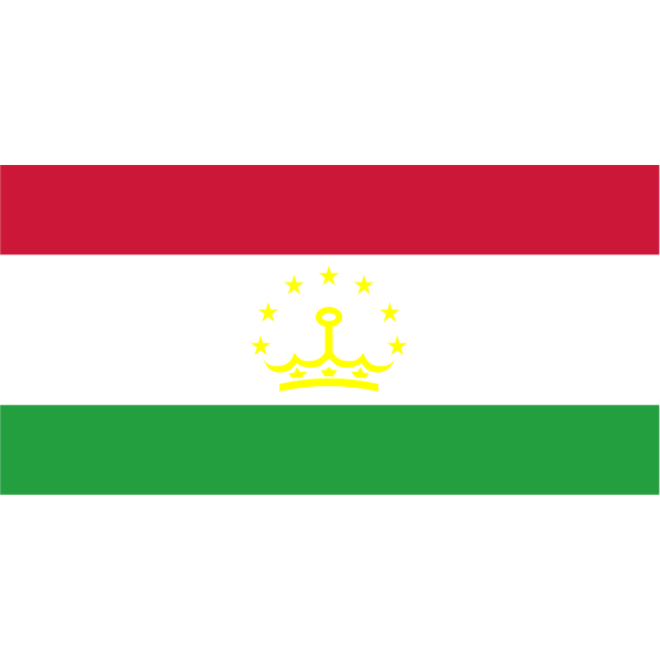 SVG Flag of Tajikistan