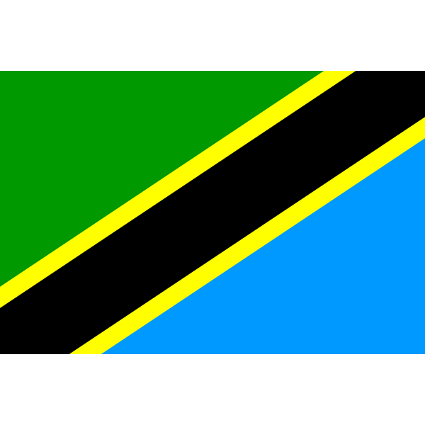 SVG flag of Tanzania