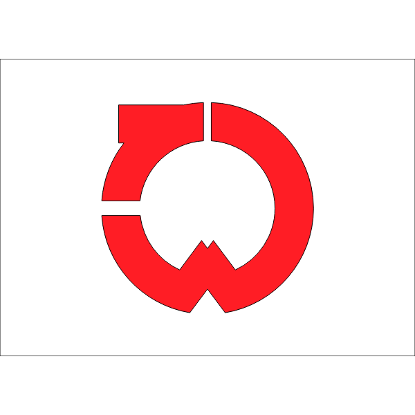 SVG Flag of Tenei Fukushima