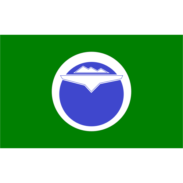 SVG Flag of Teshikaga Hokkaido