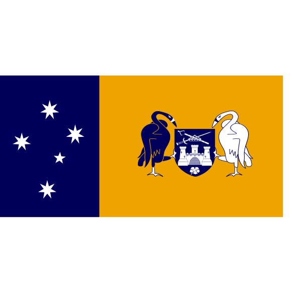 SVG Flag of the Australian Capital Territory vector illustration