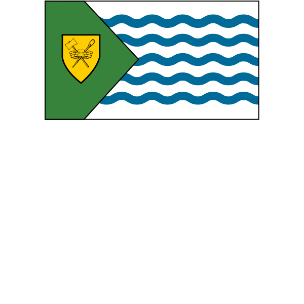 SVG Flag of the city of Vancouver vector clip art