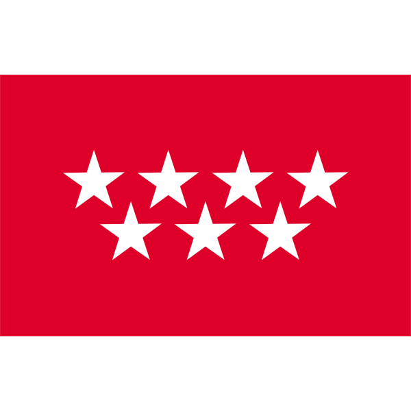 SVG Flag of the Community of Madrid