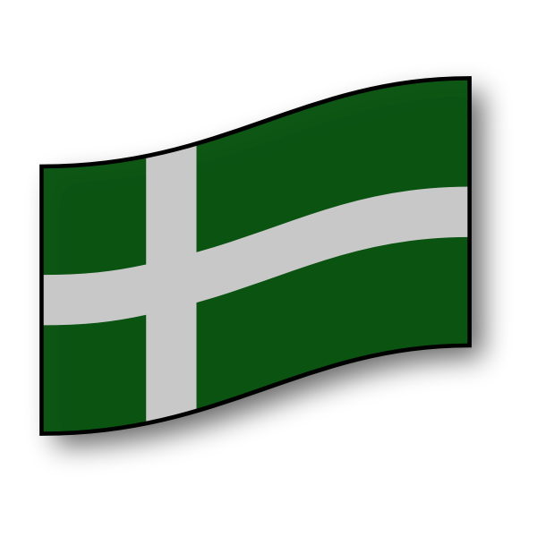 SVG Flag of the island of Barra