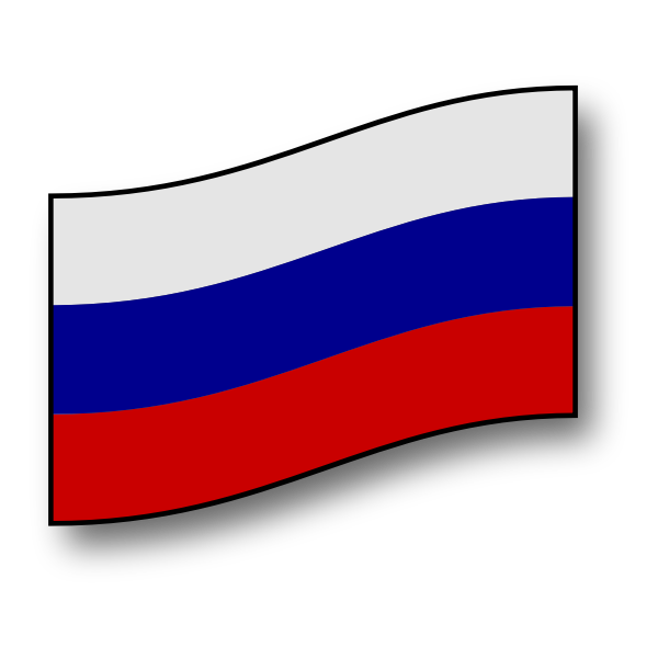 SVG Flag of the Russian Federation vector graphics