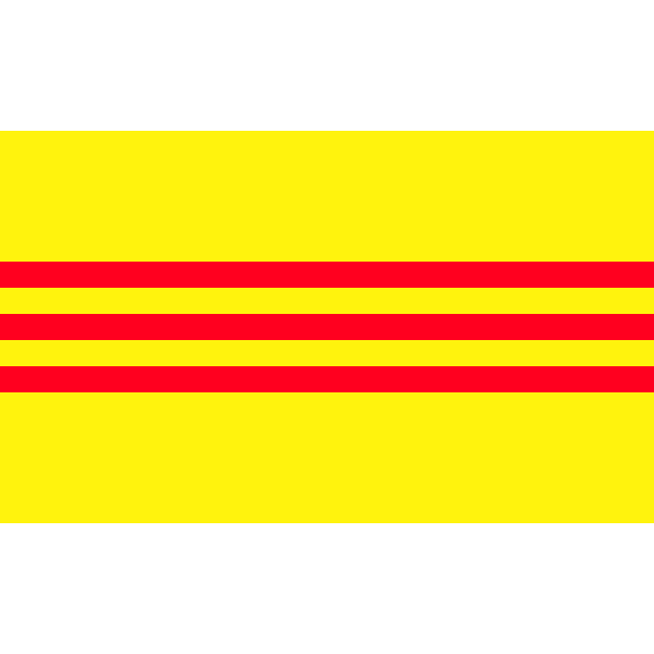 SVG Flag of the Socialist Republic of South Vietnam