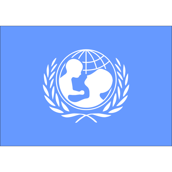 SVG Flag of the Unicef