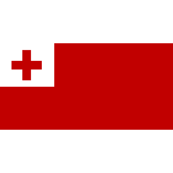 SVG Flag of Tonga