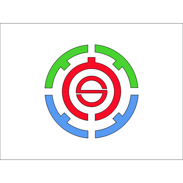 SVG Flag of Toyoura Hokkaido