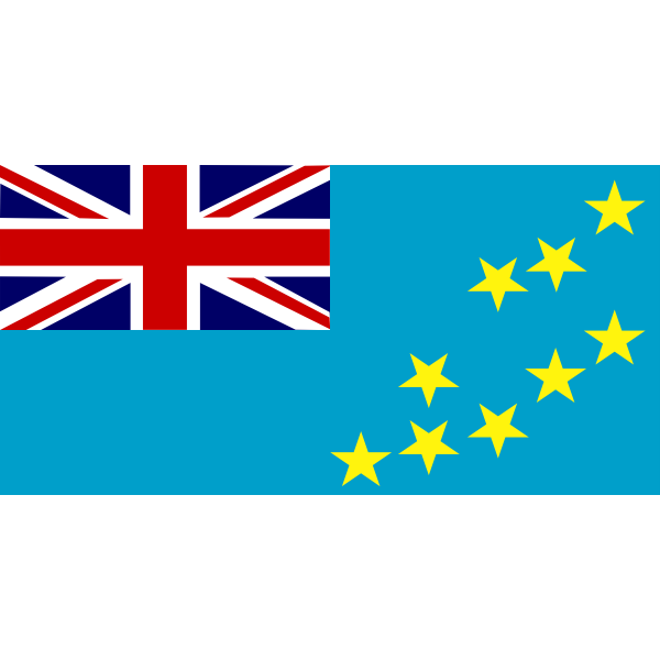 SVG Flag of Tuvalu