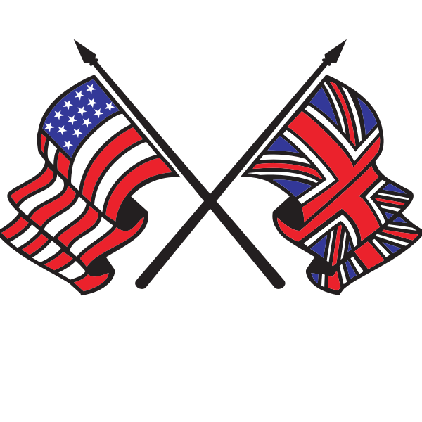 SVG Flag of UK and USA