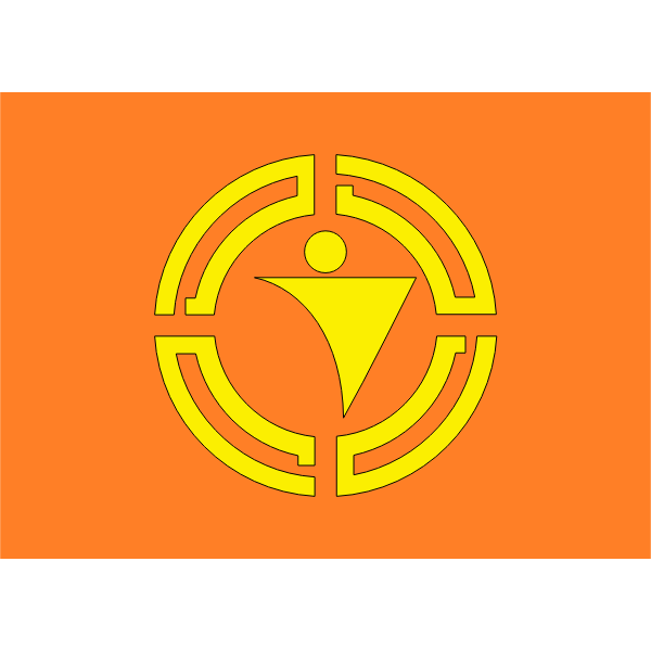 SVG Flag of Uoshima Ehime