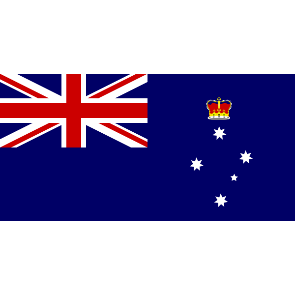 SVG Flag of Victoria