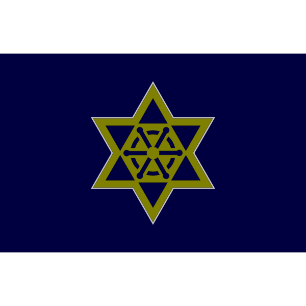 SVG Flag of Wakkanai Hokkaido alt version