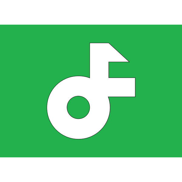 SVG Flag of Yoshii Gunma