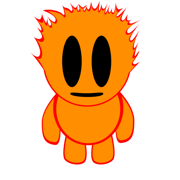 SVG Flame toy