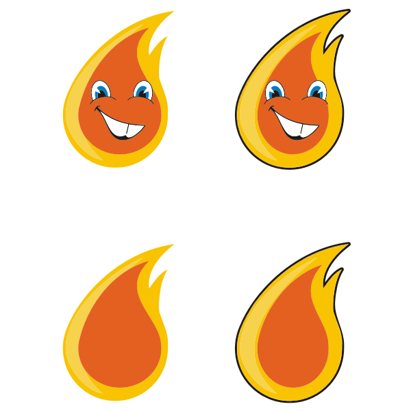 SVG Flames